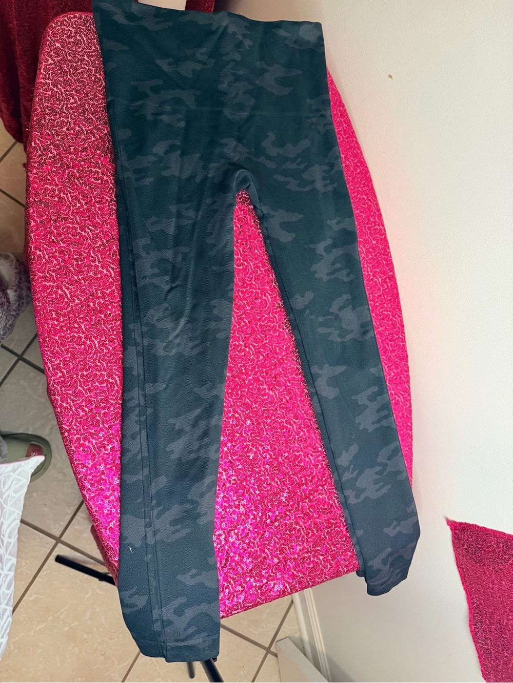 SPANX Black Camo women’s Leggings